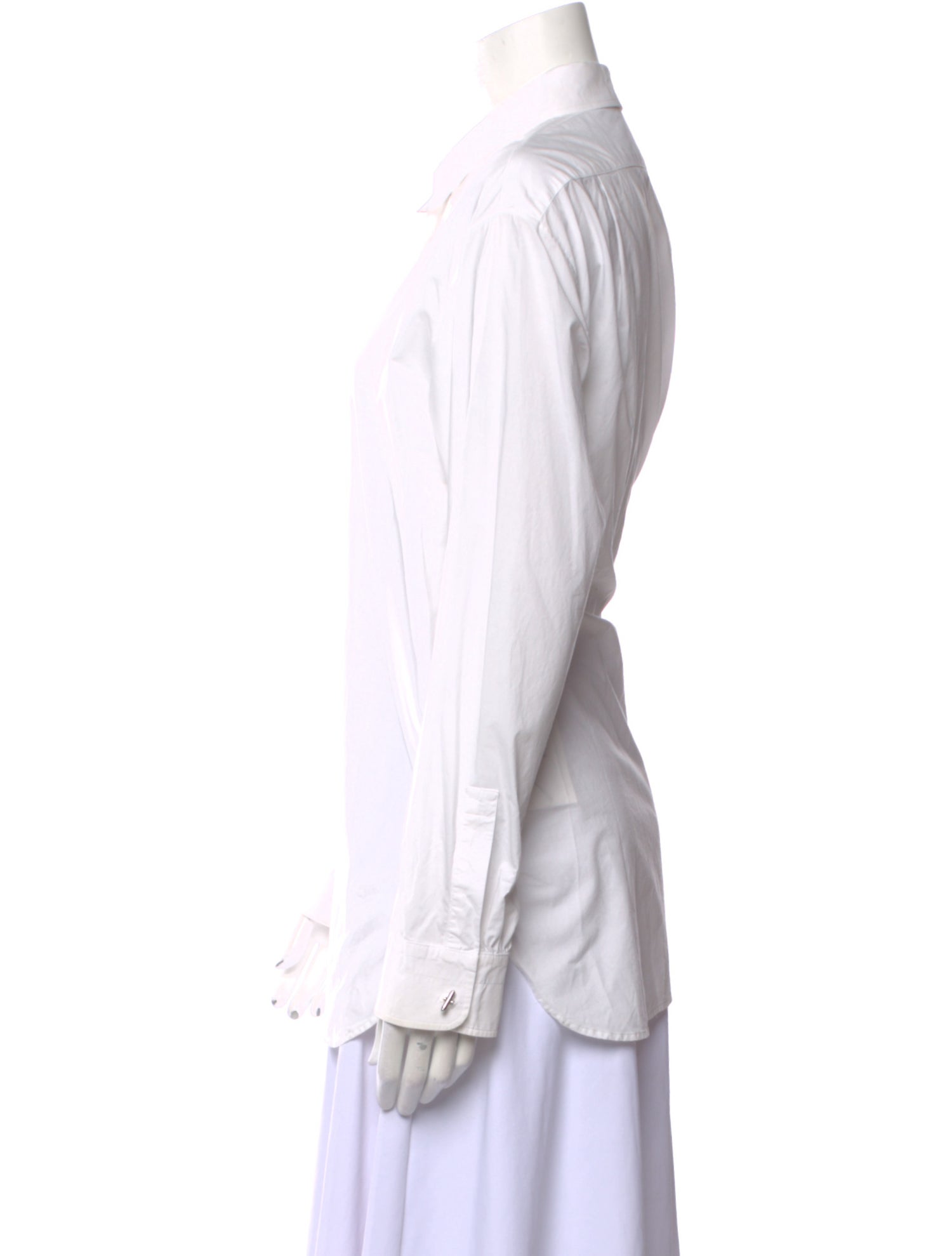 The Row Long Sleeve Button-Up Top