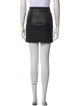 The Row Leather Mini Skirt