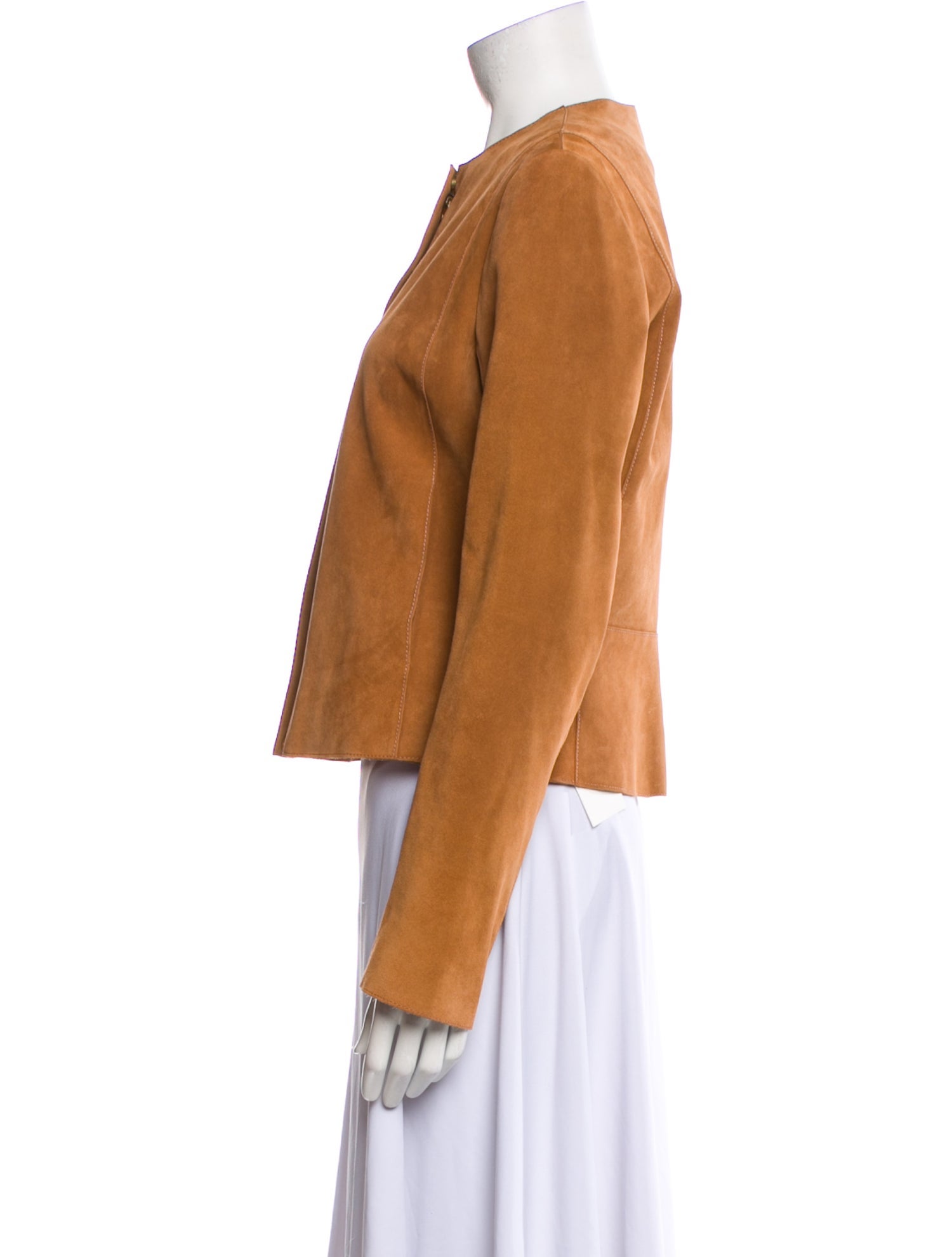 The Row Suede Evening Jacket