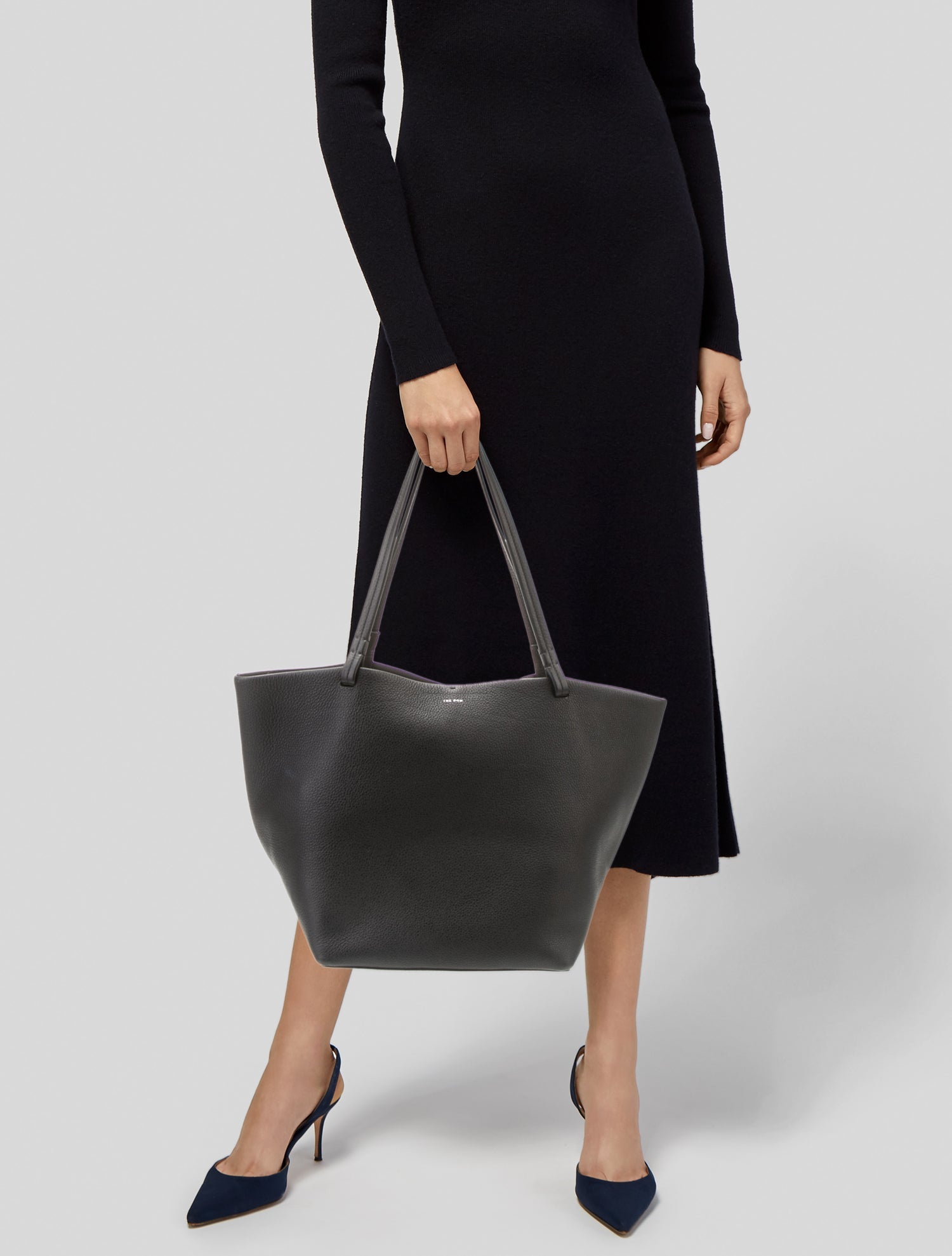 The Row Leather Park Tote Three