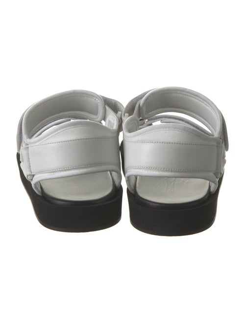 The Row Hook-and-Loop Leather Sandals