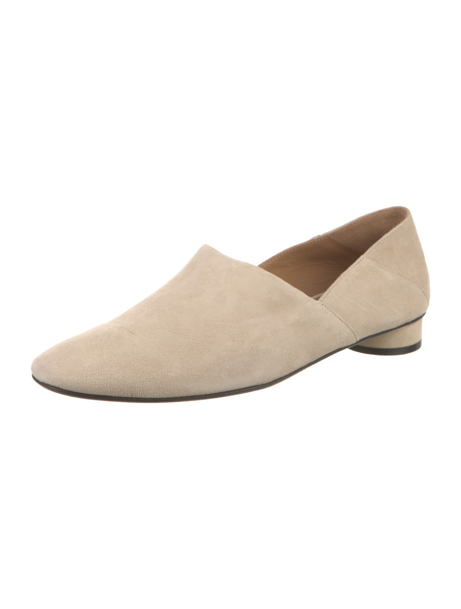 The Row Suede D'Orsay Flats