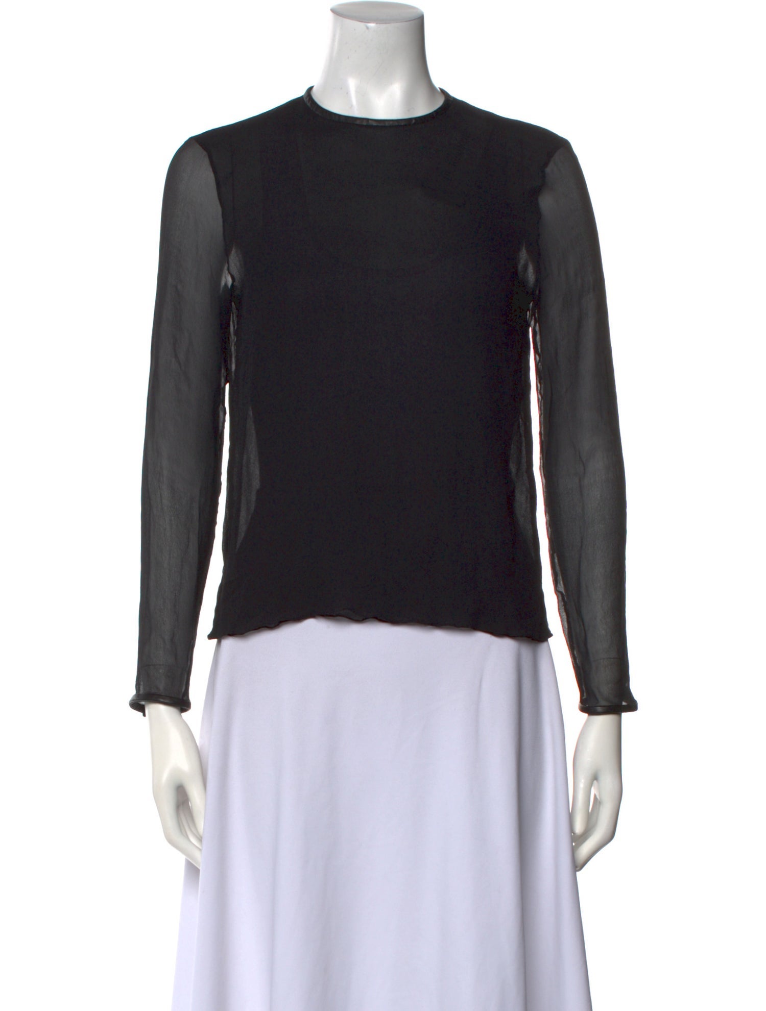 The Row Crew Neck Long Sleeve Top