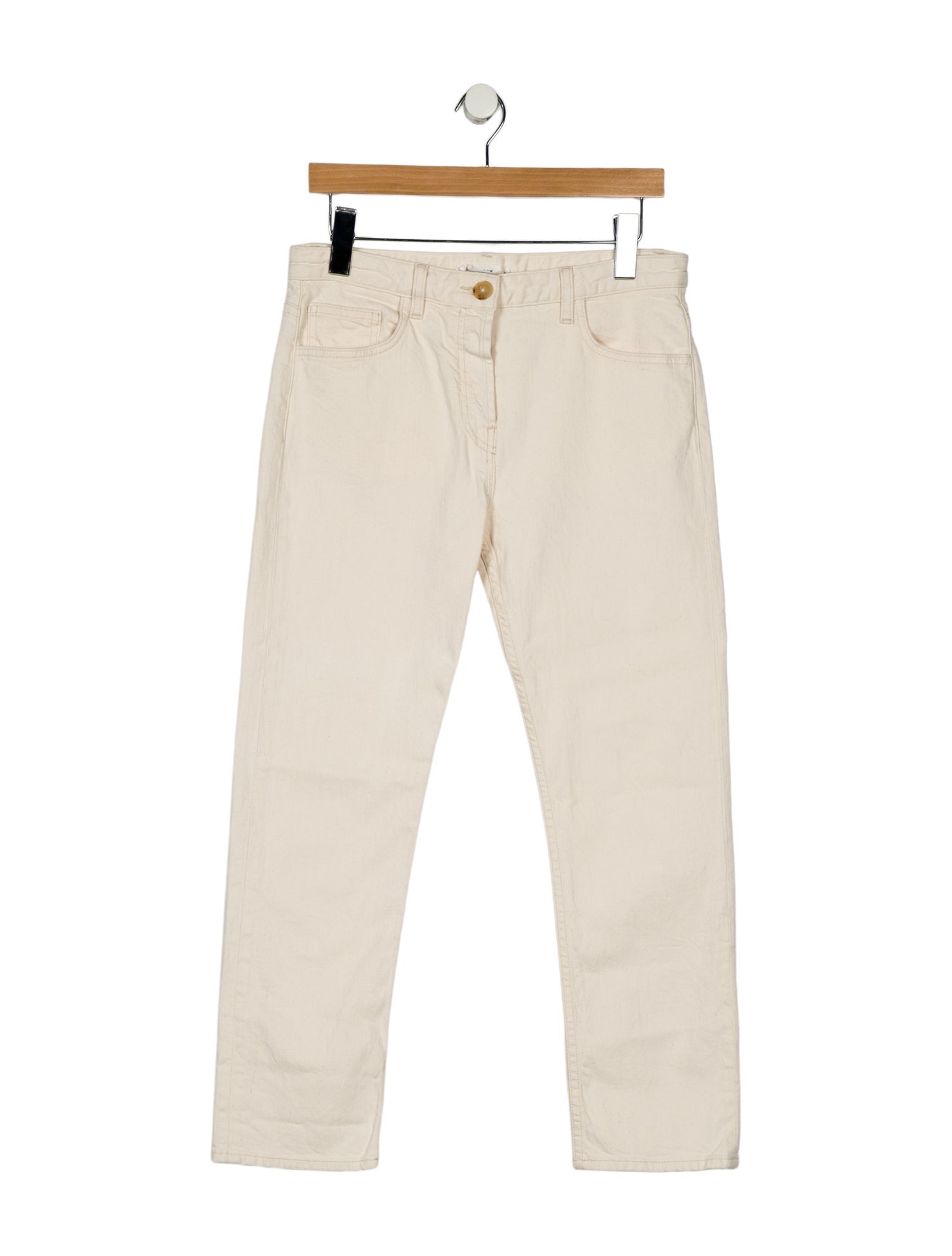 The Row Mid-Rise Straight Leg Jeans