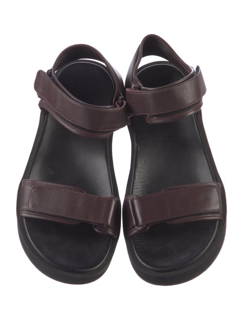 The Row Leather Slingback Sandals