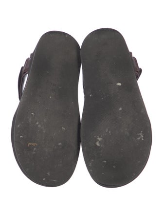 The Row Leather Slingback Sandals