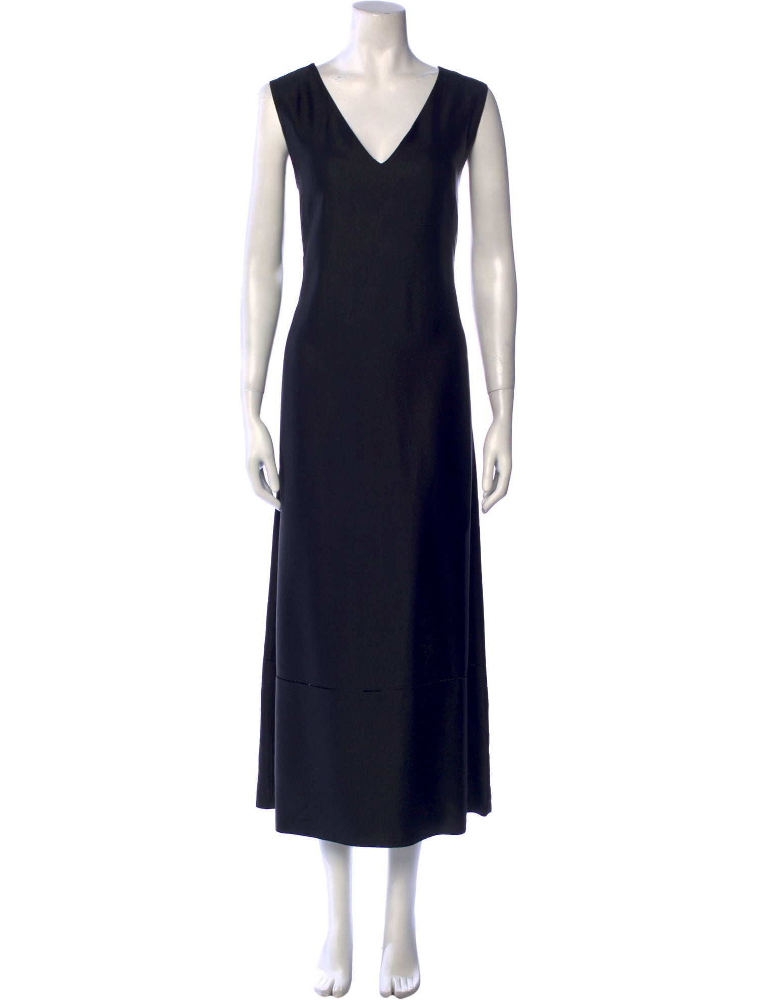 The Row V-Neck Long Dress