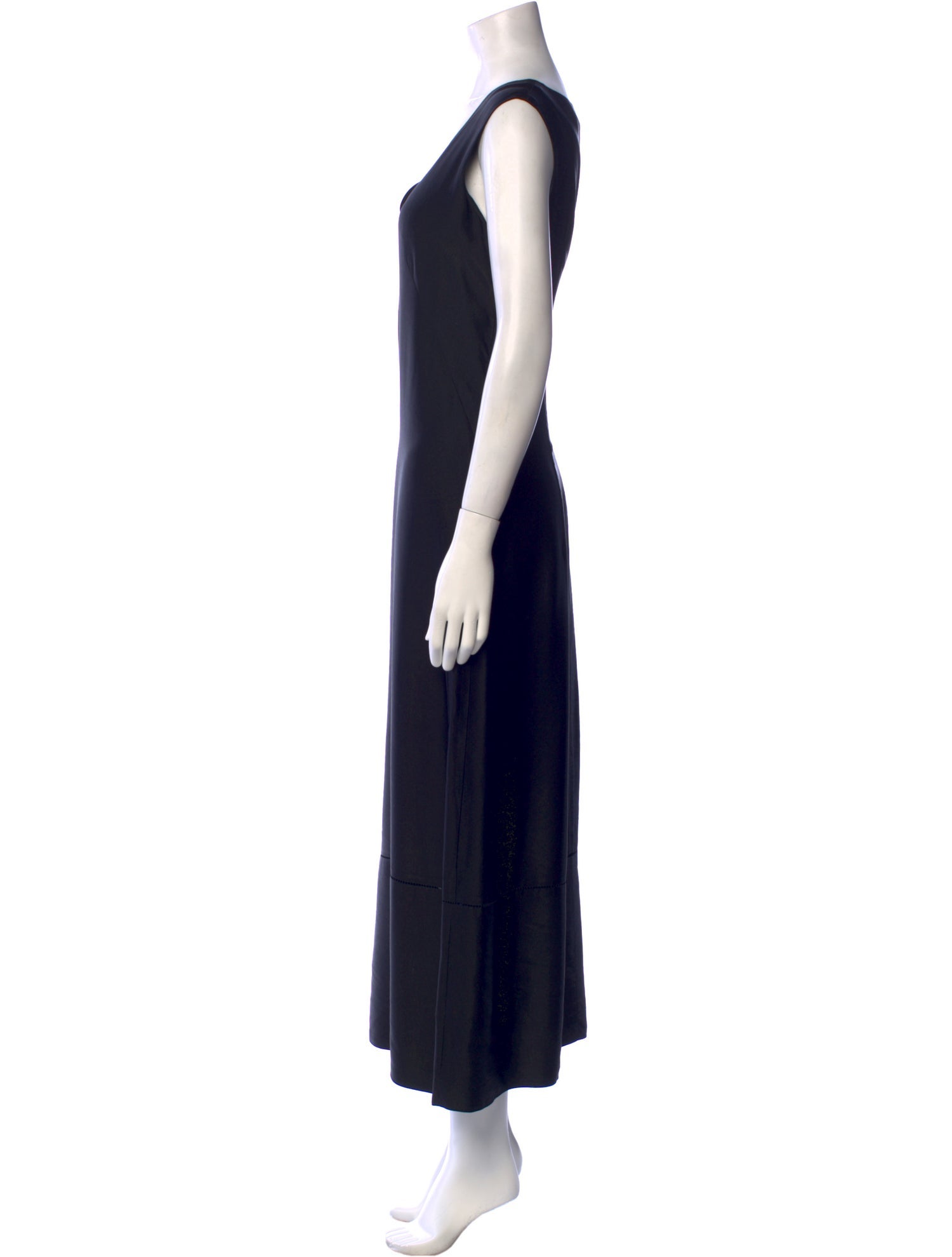 The Row V-Neck Long Dress