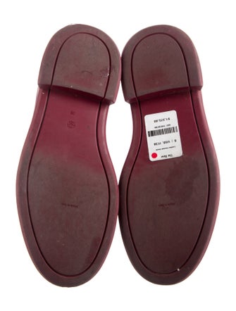 The Row Leather Combat Boots