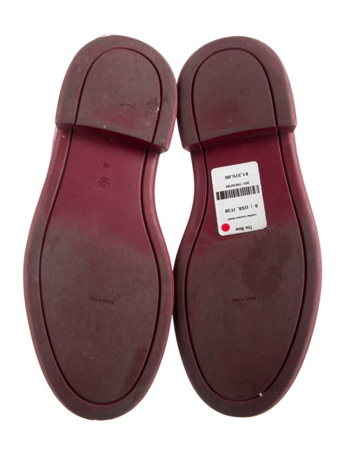 The Row Leather Combat Boots