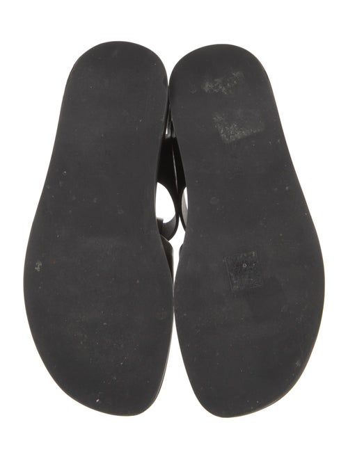 The Row Fisherman Leather Slingback Sandals