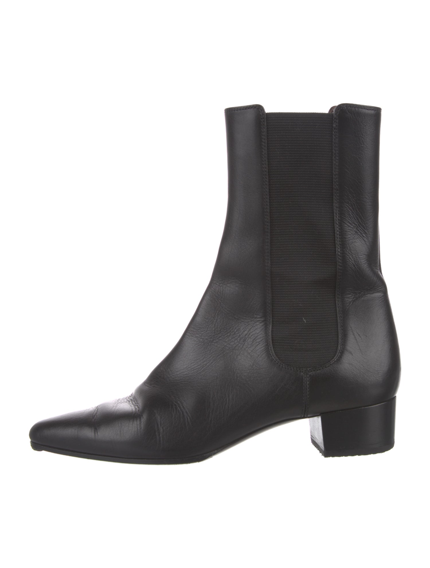 The Row Leather Chelsea Boots