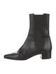 The Row Leather Chelsea Boots