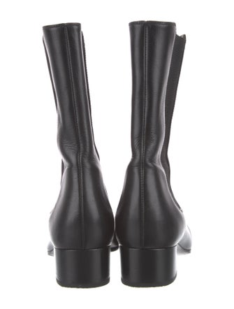 The Row Leather Chelsea Boots