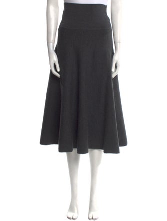 The Row Virgin Wool Midi Length Skirt