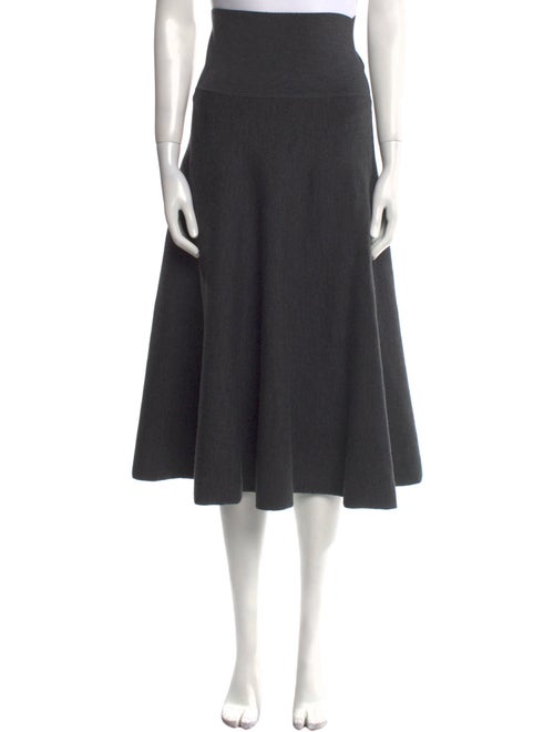 The Row Virgin Wool Midi Length Skirt