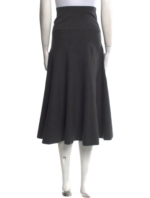 The Row Virgin Wool Midi Length Skirt