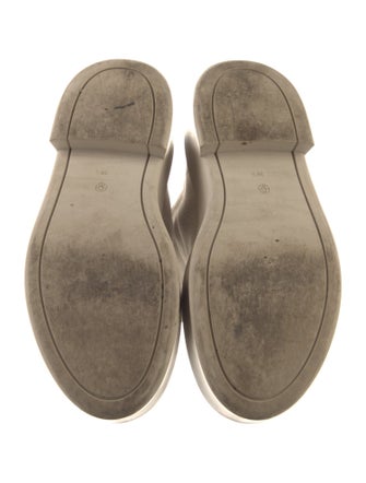 The Row Zipped 1 Suede Lace-Up Boots