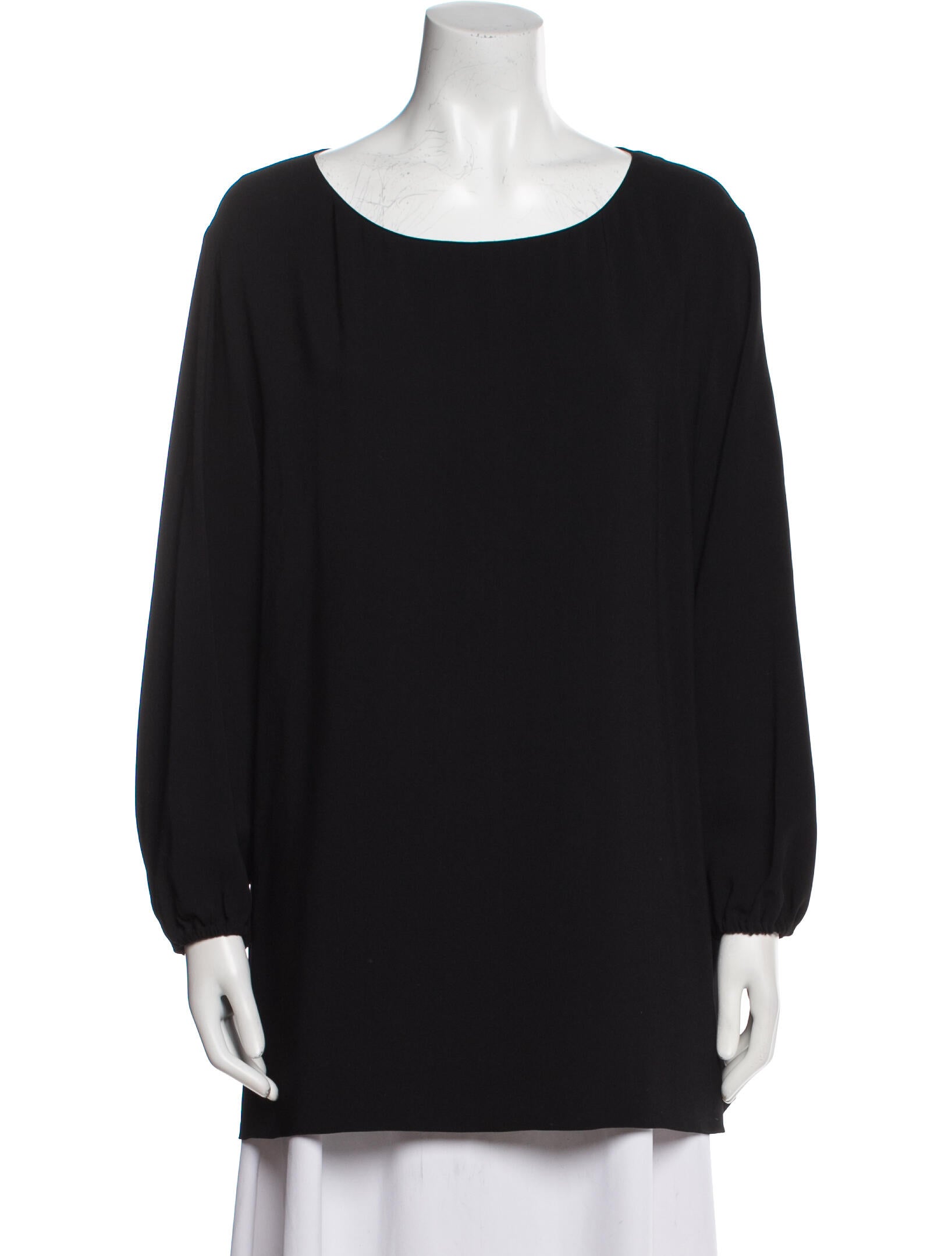 The Row Bateau Neckline Three-Quarter Sleeve Tunic