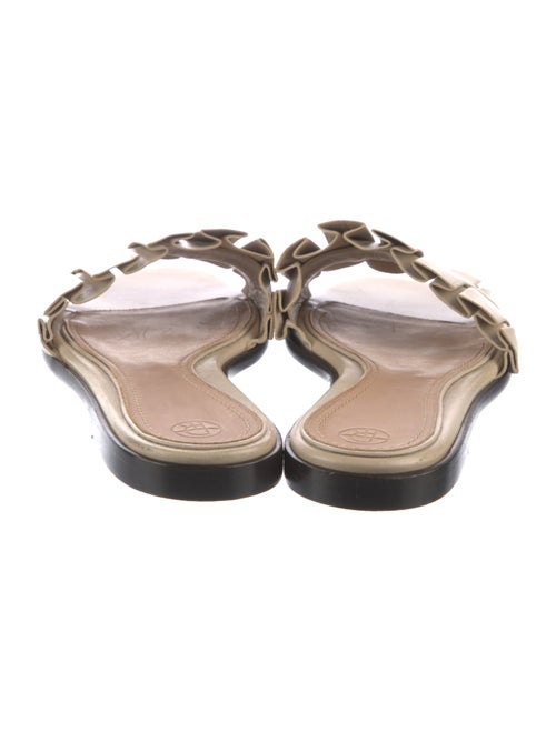 The Row Leather Slides