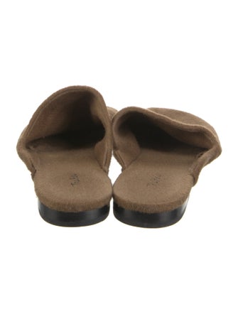 The Row Cashmere Mules