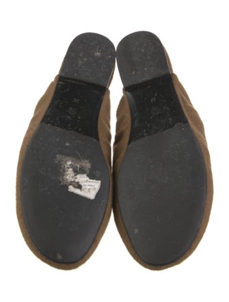 The Row Cashmere Mules