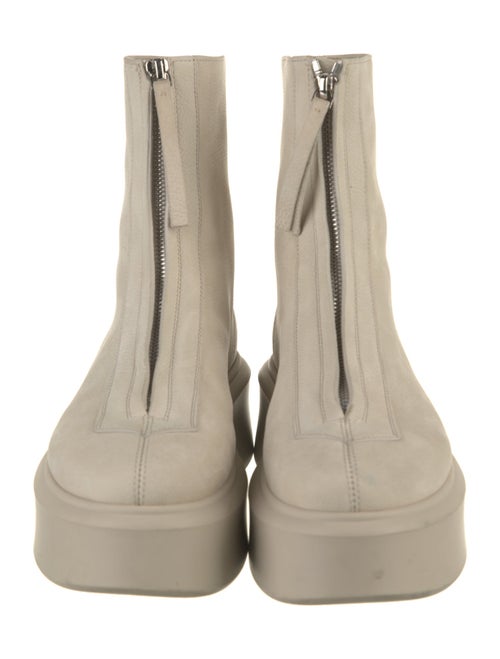 The Row Leather Combat Boots