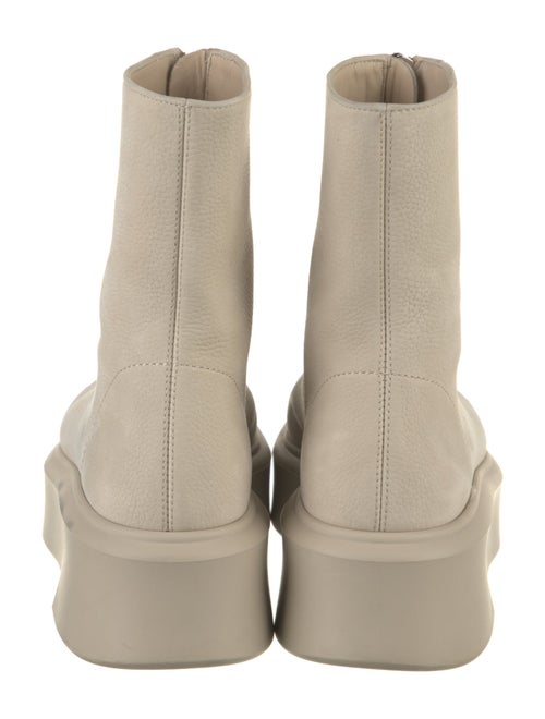 The Row Leather Combat Boots