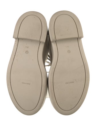 The Row Leather Combat Boots