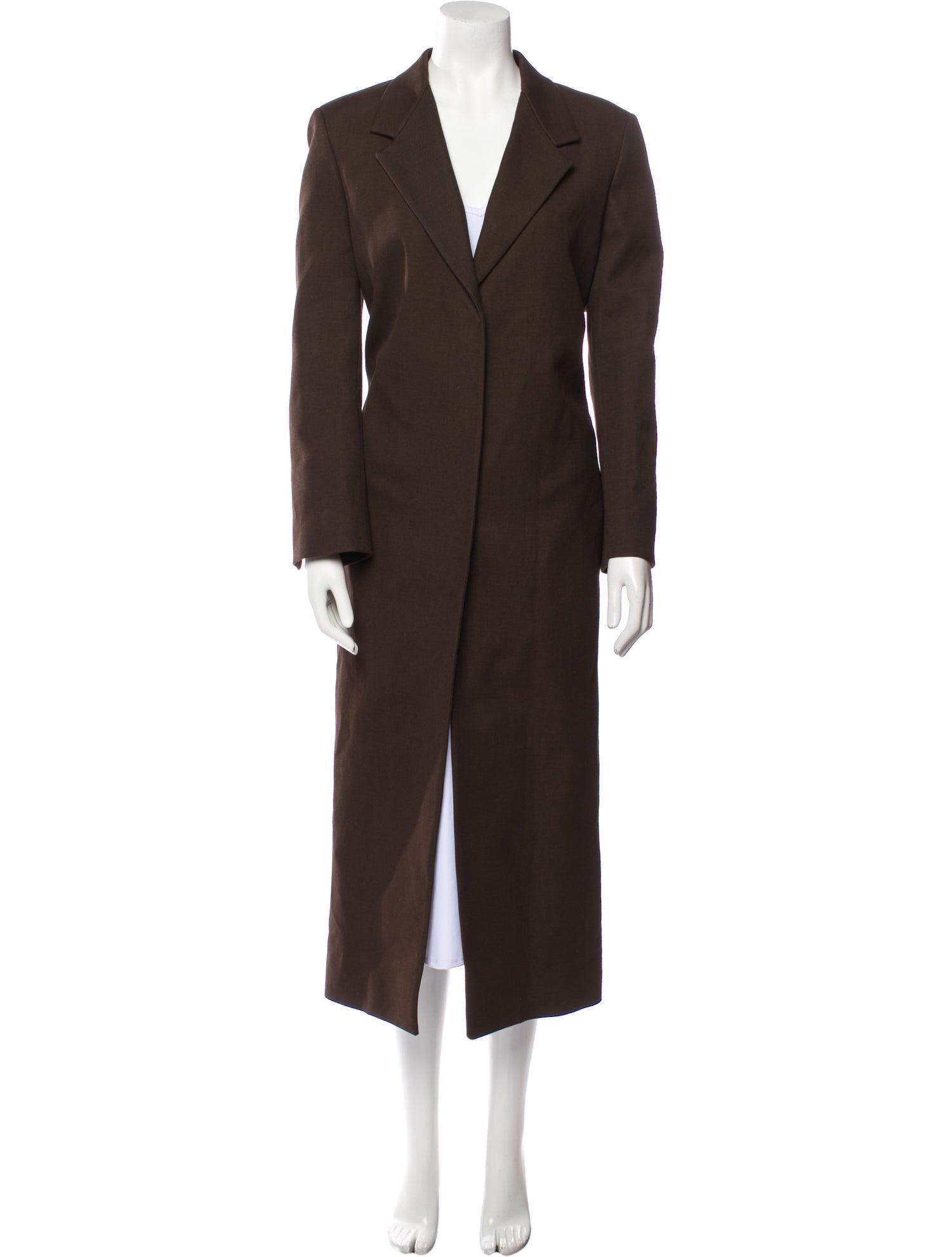 コート The Row Women Coats Buy The Row women khaki trench coat with patch pockets for