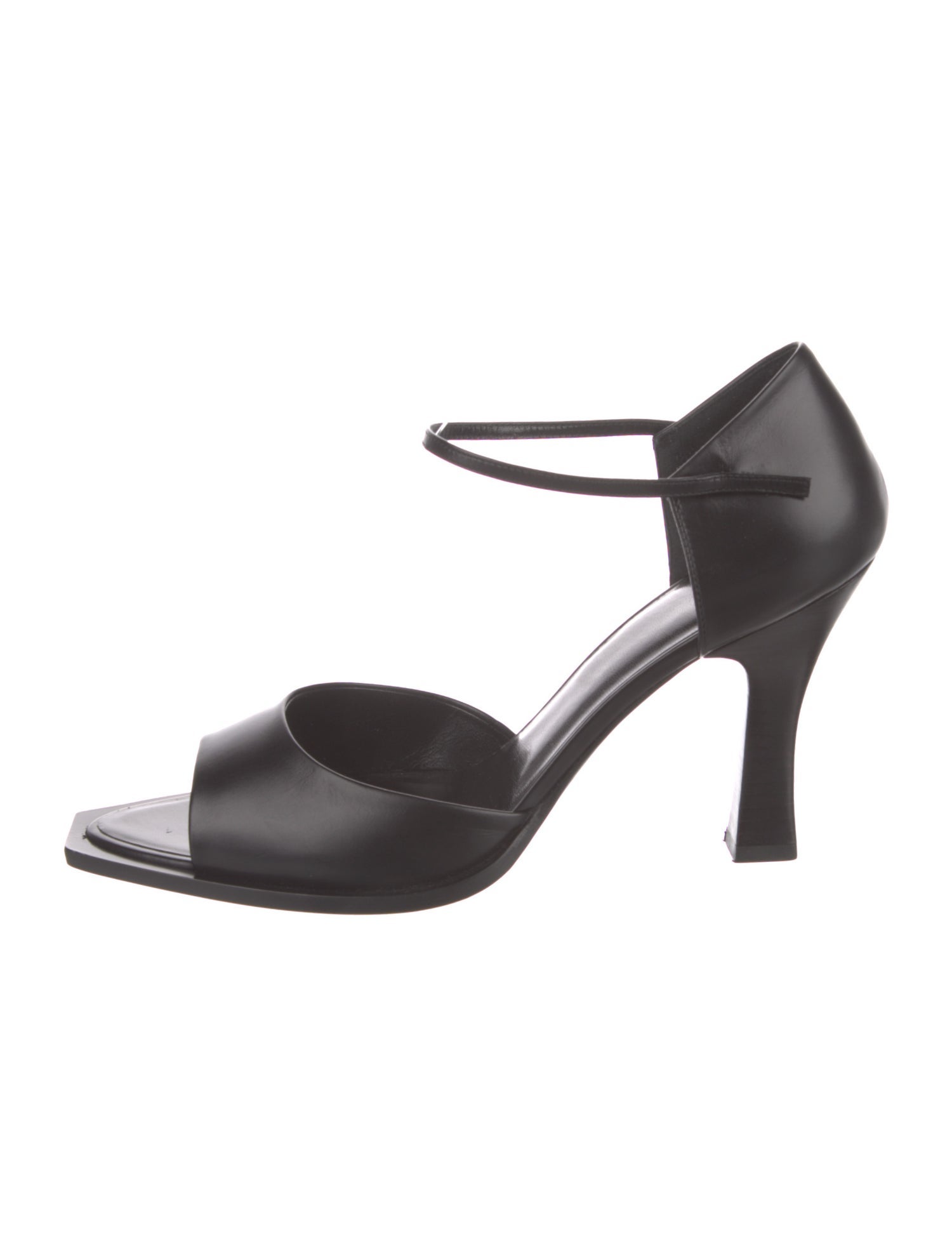 The Row MJ Leather D'Orsay Pumps