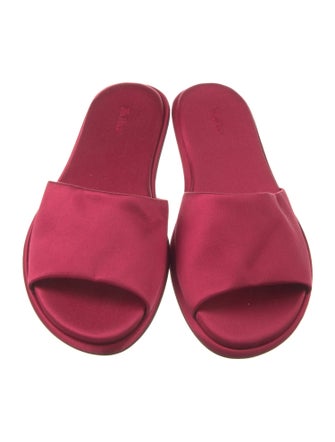 The Row Satin Slides