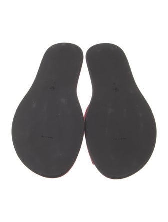 The Row Satin Slides