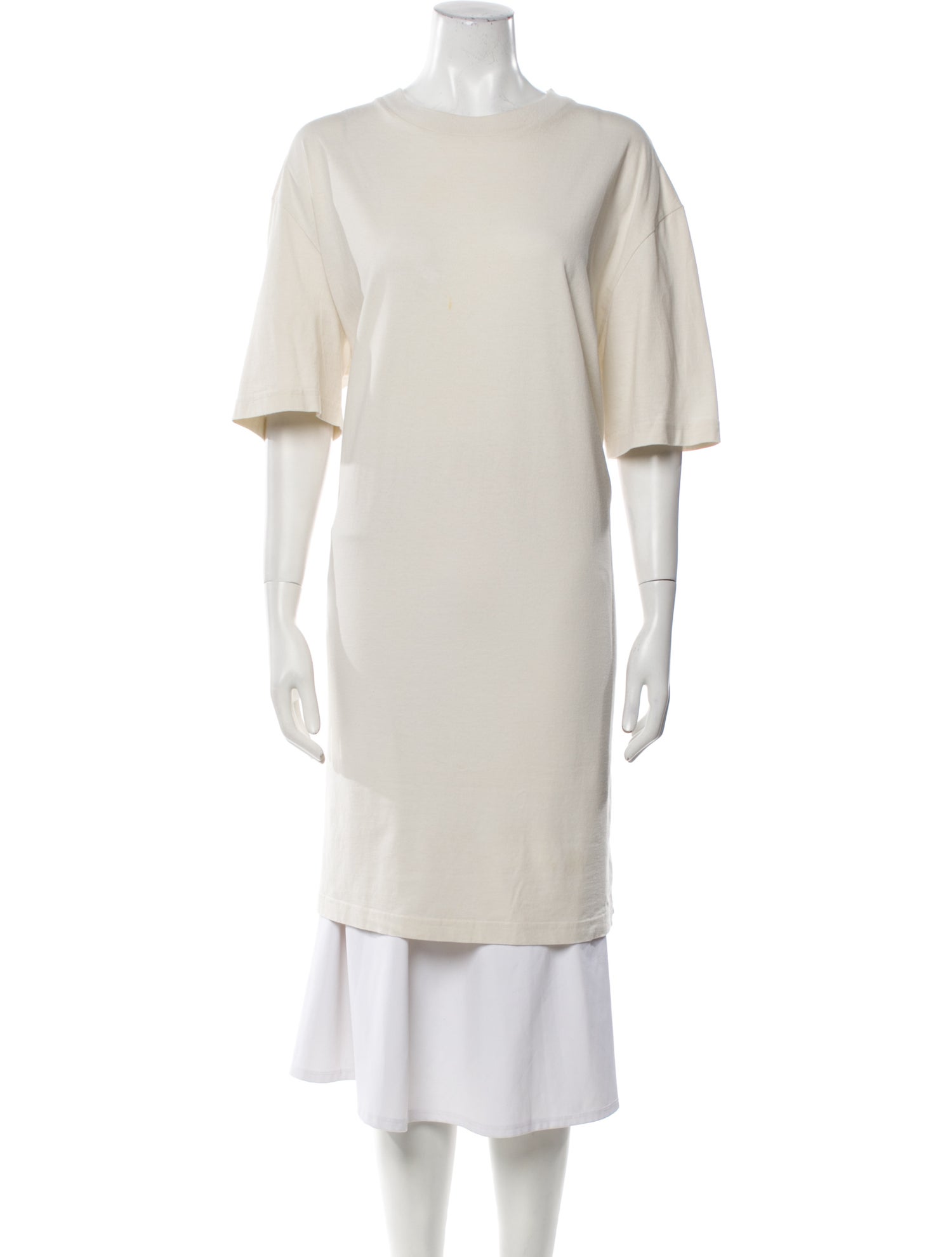 The Row Bateau Neckline Short Sleeve Tunic