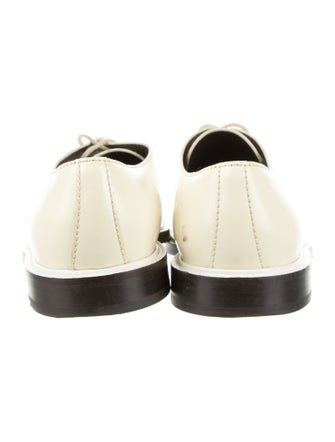 The Row Derby Patent Leather Oxfords