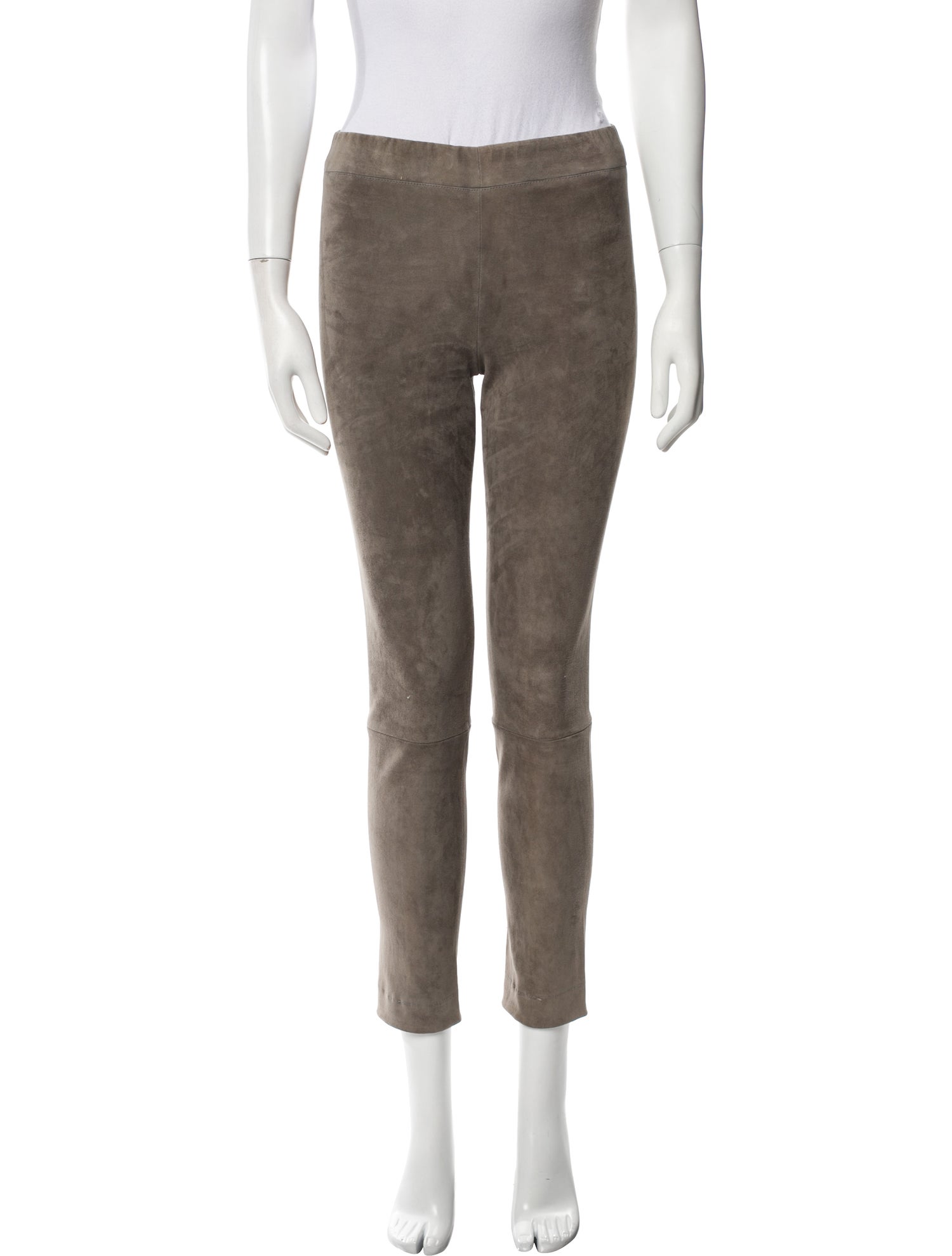 The Row Leather Skinny Leg Pants