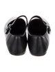 The Row Leather Mary Jane Flats