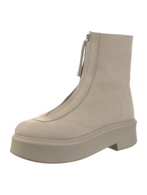 The Row Zipped 1 Nubuck Boots