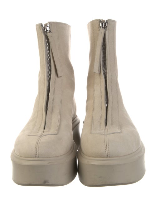 The Row Zipped 1 Nubuck Boots