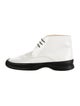 The Row Patent Leather Lace-Up Boots