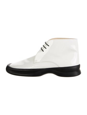 The Row Boots Patent Leather Lace-Up IT 39 | 9