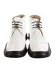 The Row Patent Leather Lace-Up Boots