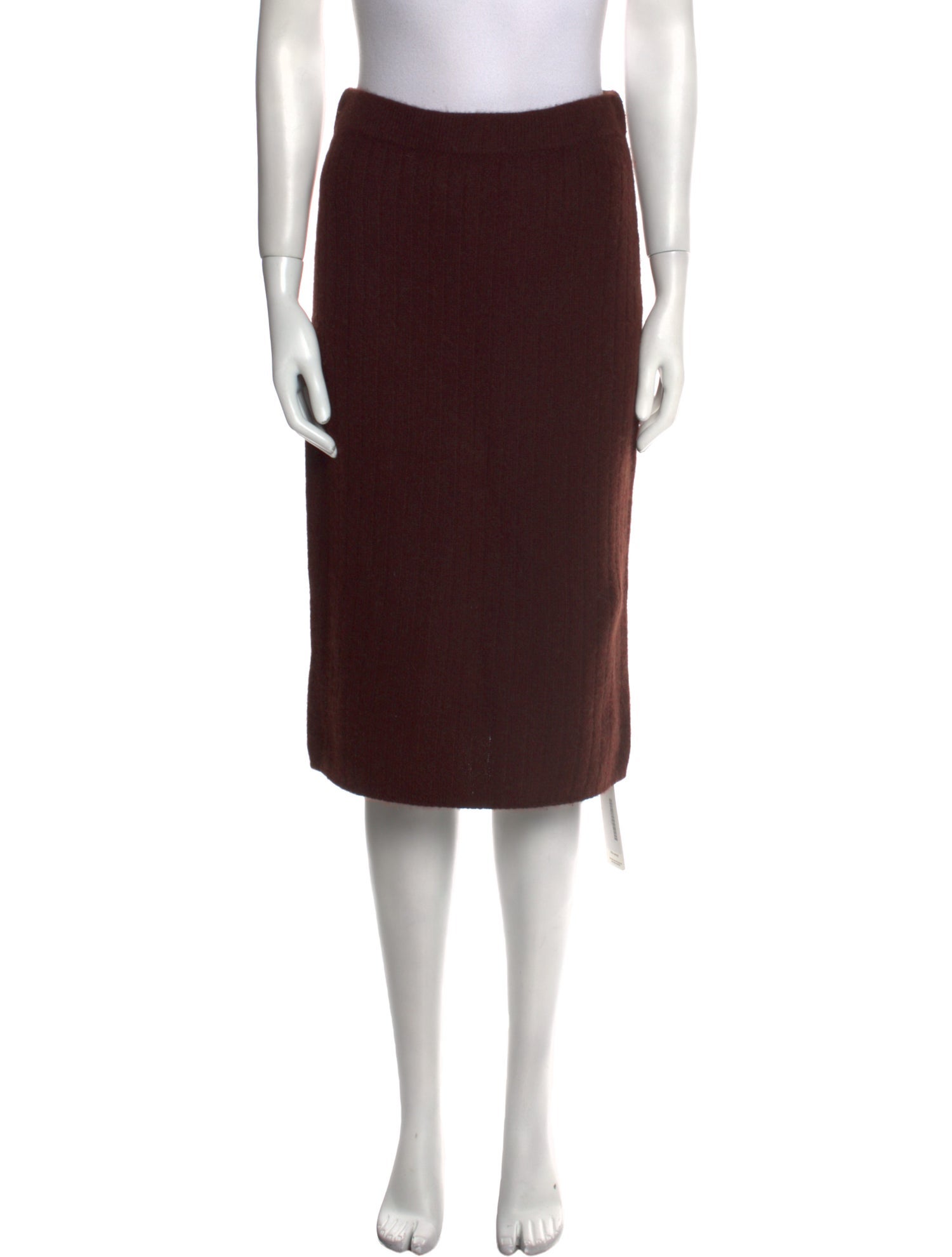 The Row Cashmere Knee-Length Skirt