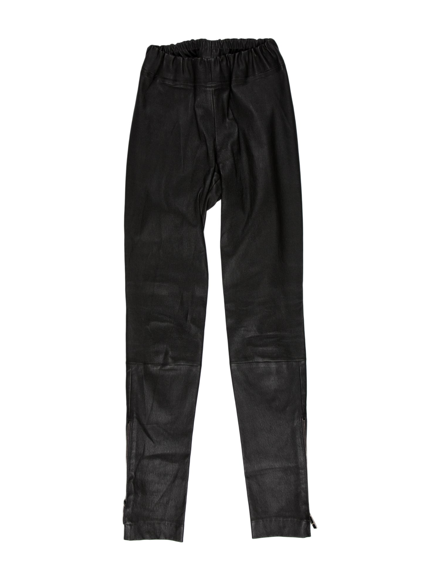 The Row Leather Skinny Leg Pants