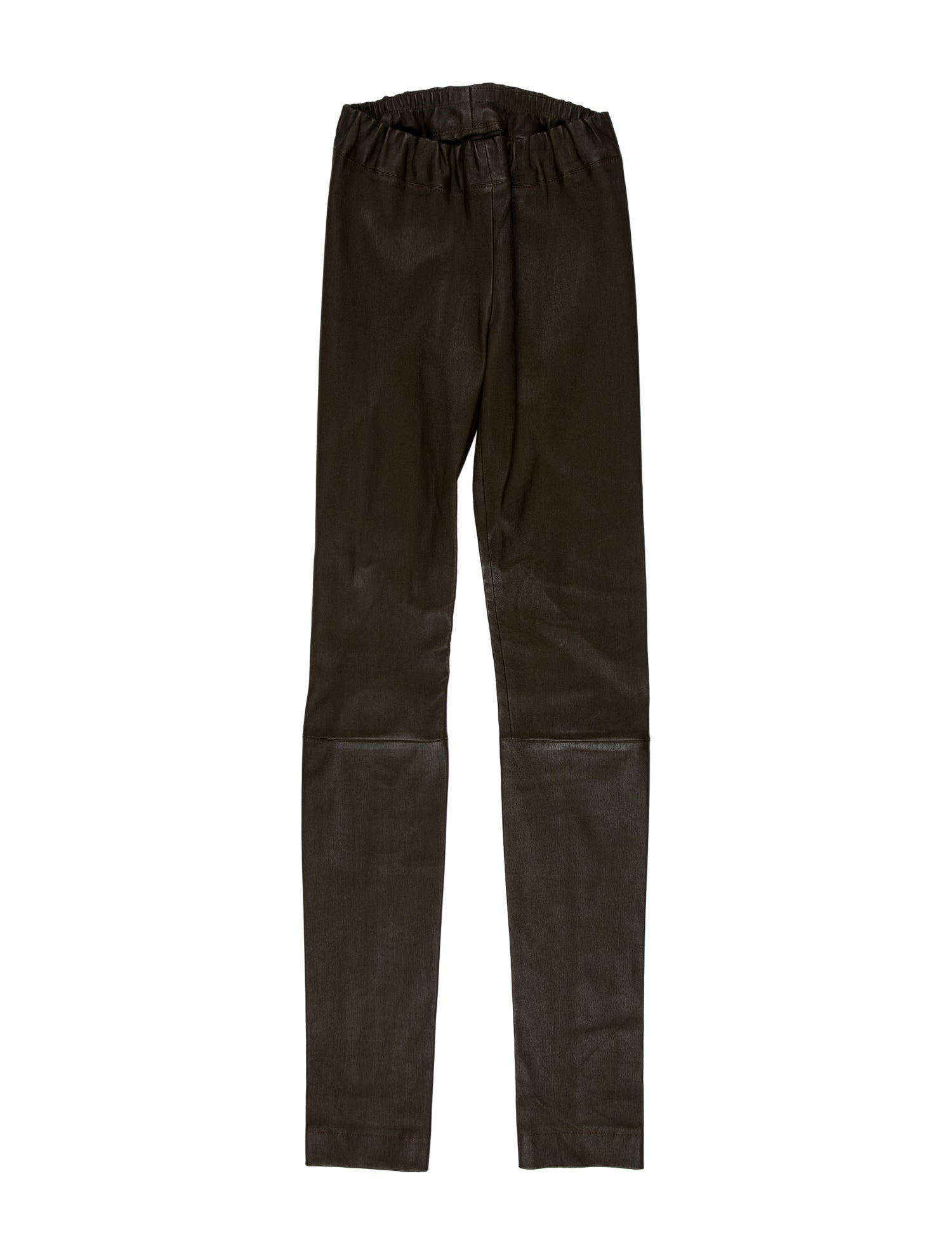 The Row Leather Skinny Leg Pants