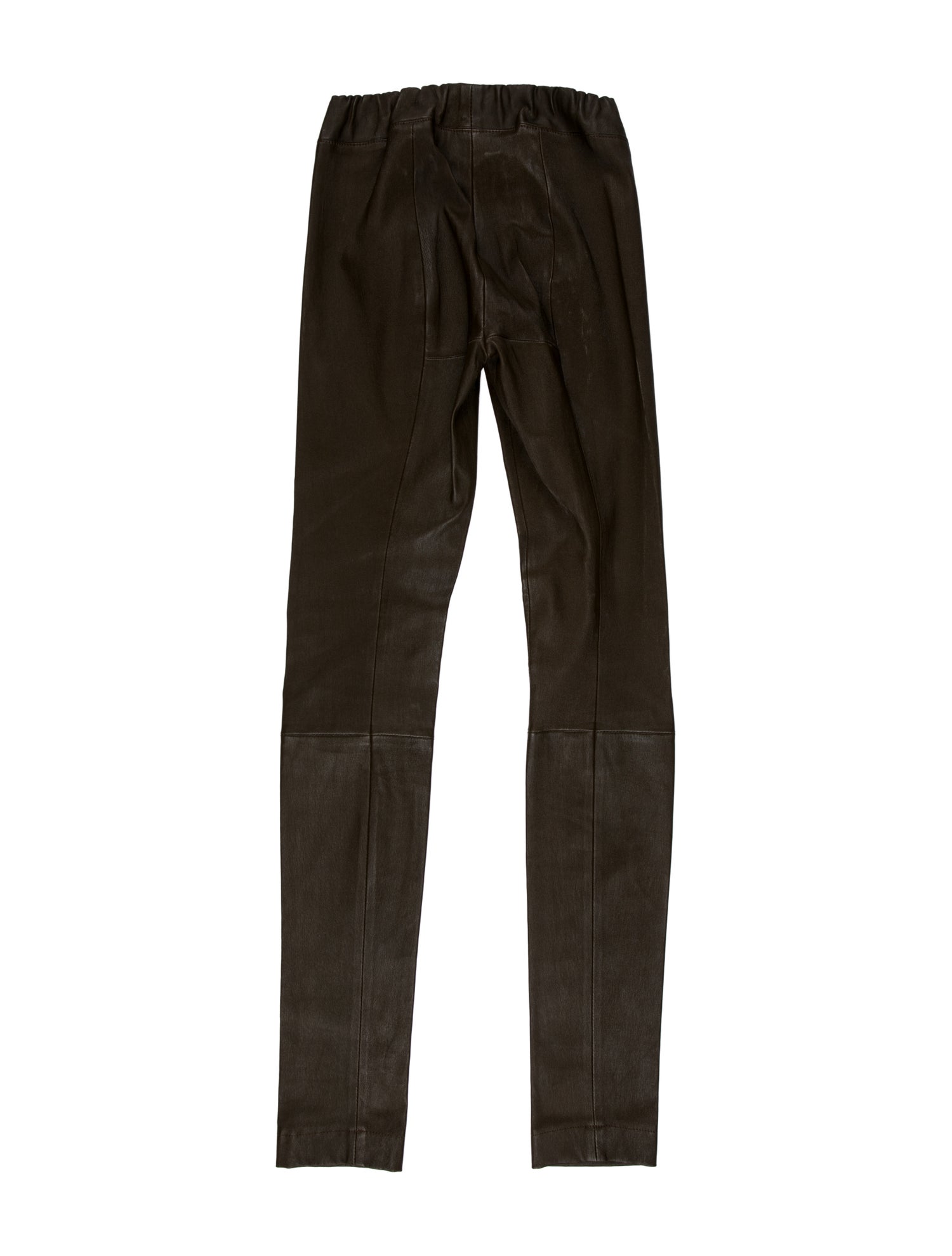 The Row Leather Skinny Leg Pants