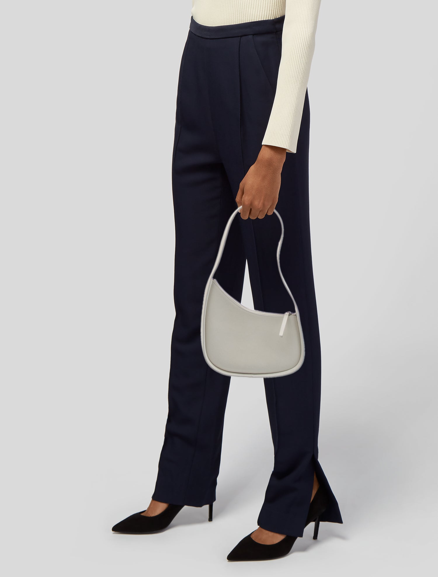 The Row Leather Shoulder Bag