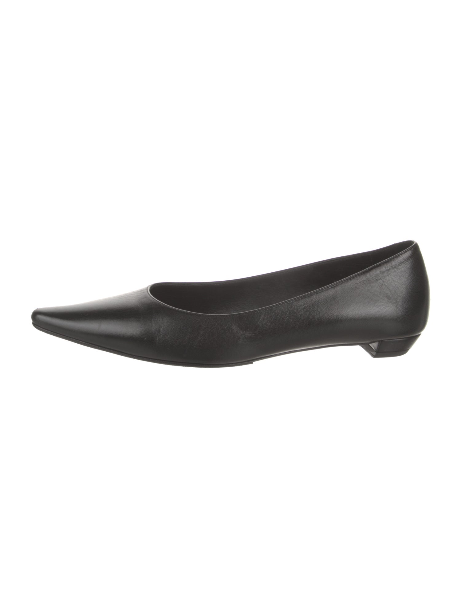 The Row Claudette Leather Ballet Flats