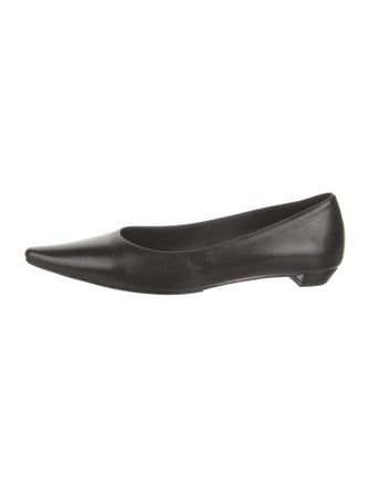 The Row Claudette Leather Ballet Flats
