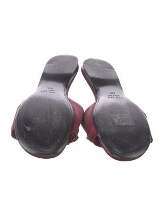 The Row Satin Slides